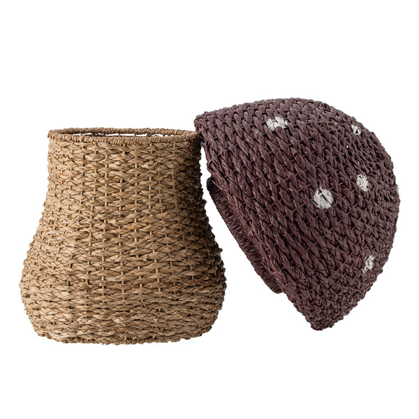 Corintha Cesto com Tampa - Vermelho | Bloomingville MINI – imagem 2