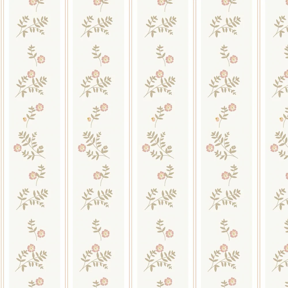 Papel de Parede French Cottage Flowers Beige – Dekornik – imagem 1