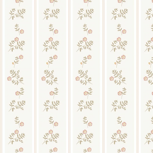 Papel de Parede French Cottage Flowers Beige – Dekornik – imagem 1