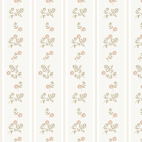 Papel de Parede French Cottage Flowers Beige – Dekornik – imagem 1