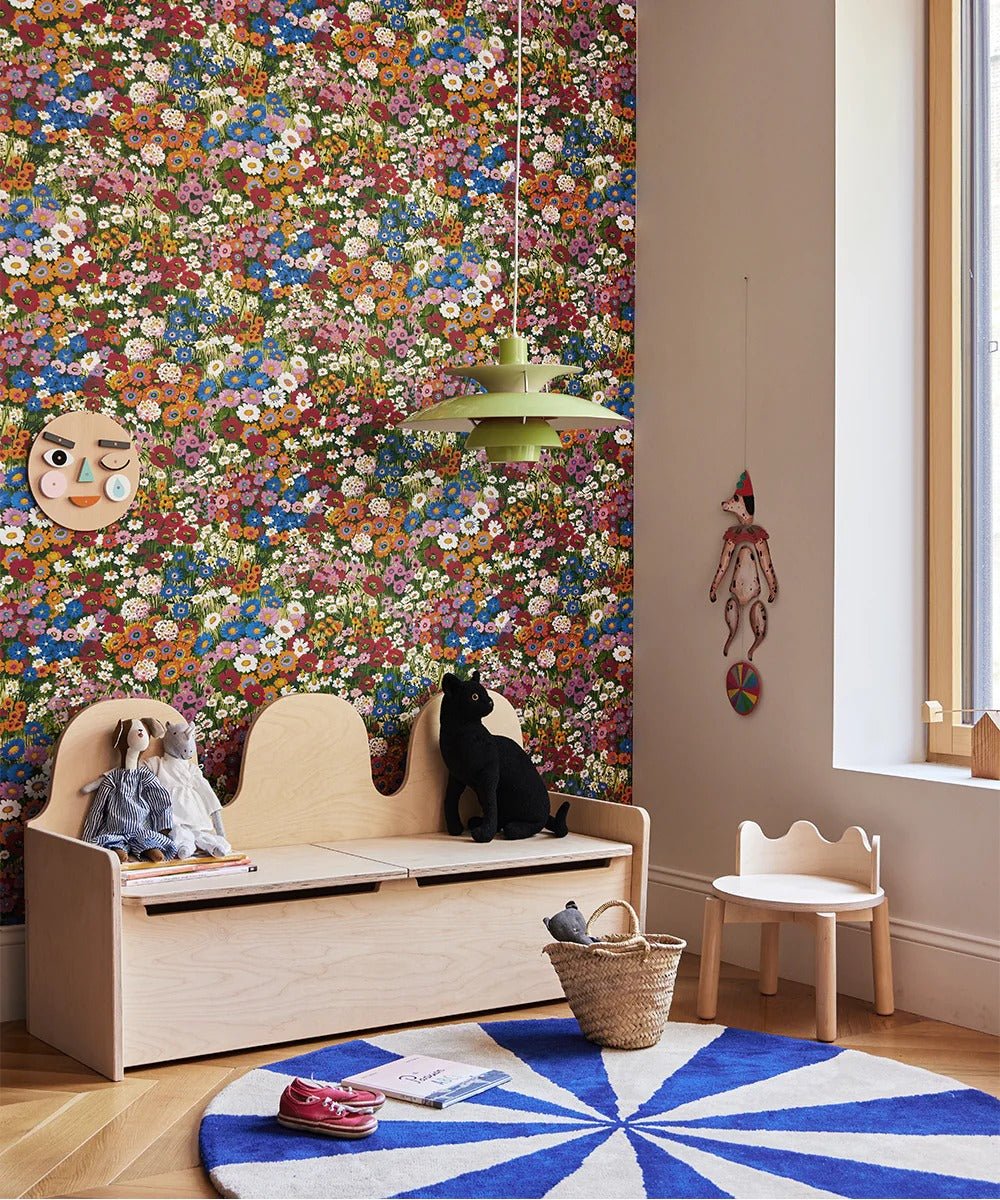 Banco de arrumação Camel — Oeuf NYC — ambiente