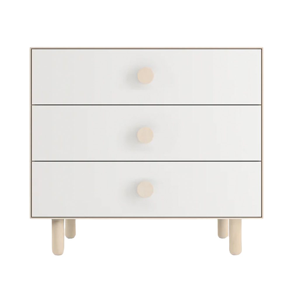 Cómoda Merlin Moss 3 gavetas em ambiente — Oeuf NYC