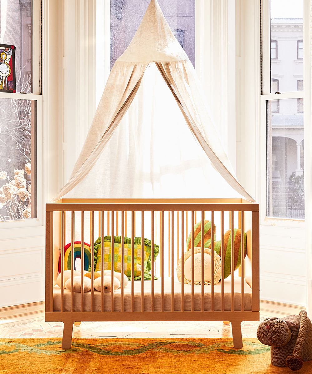 Berço evolutivo Sparrow 70 × 140 cm — Oeuf NYC — fotografia oficial Oeuf