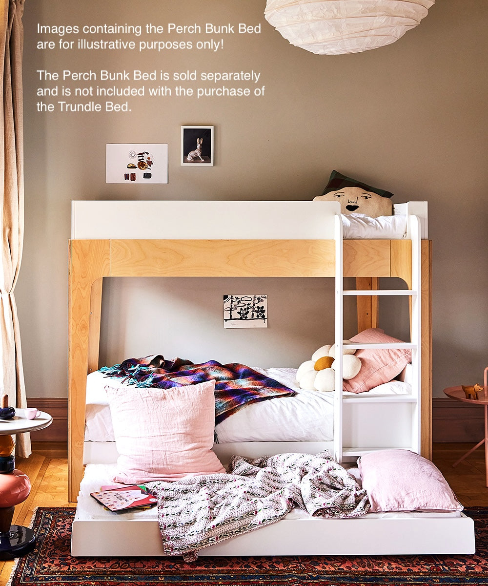 Gavetão cama extra Perch — Oeuf NYC — utilização