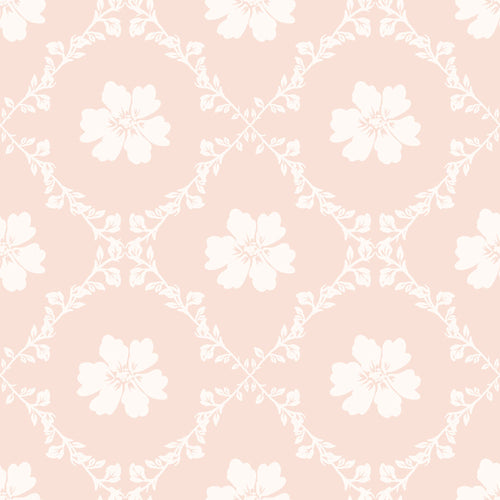 Papel de Parede Pink old english pattern – Dekornik – imagem 1