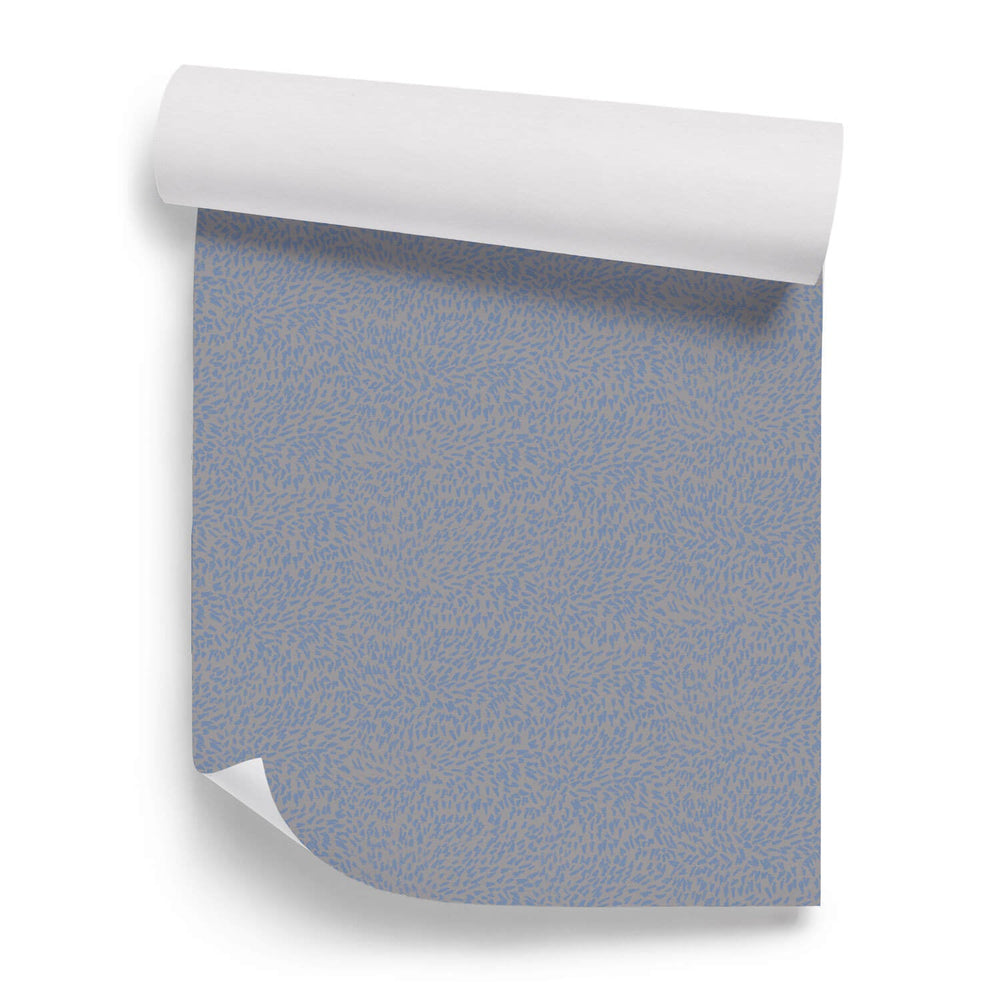 Papel de Parede Grass — Azul Sian Zeng