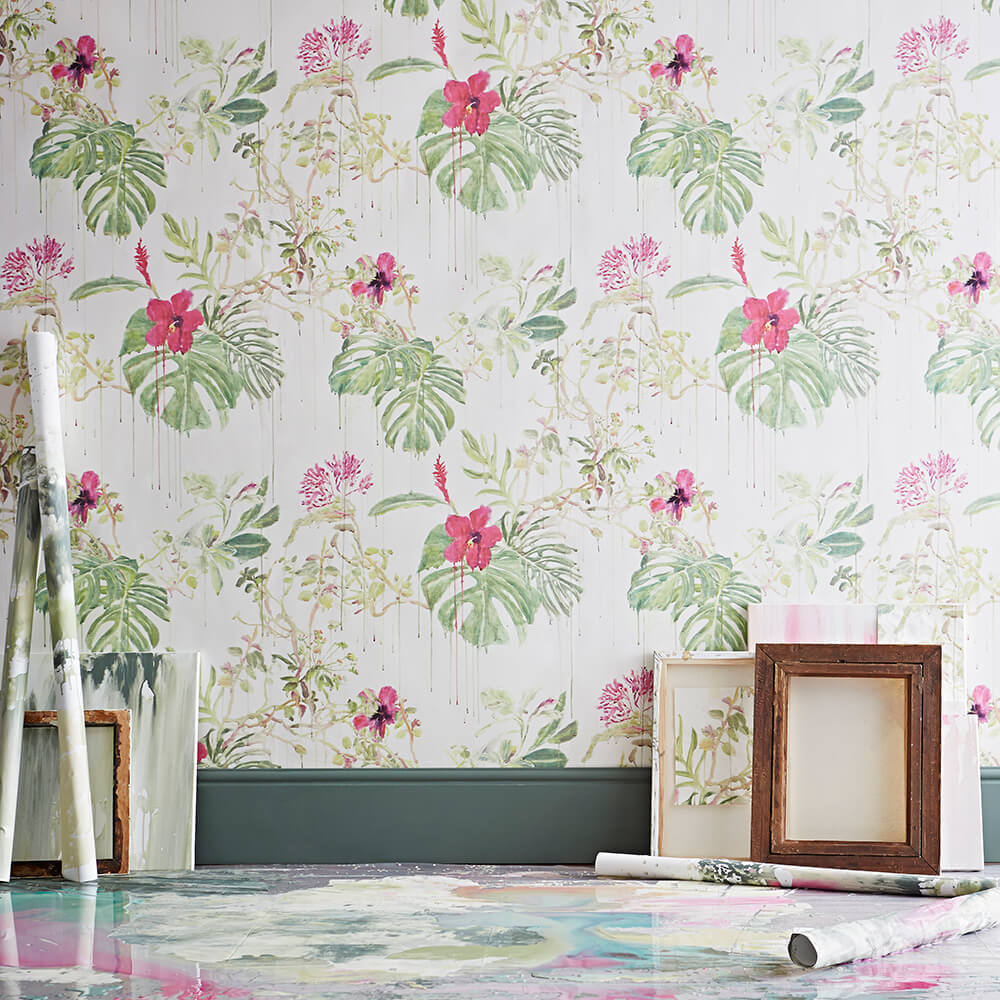 Papel de Parede Seasons — Primavera — Wild Rain Sian Zeng — imagem de ambiente