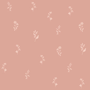Papel de Parede Pink subtle twigs – Dekornik – imagem 1