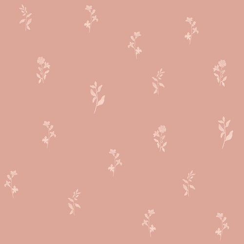 Papel de Parede Pink subtle twigs – Dekornik – imagem 1