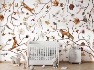 Mural Playful Forest taupe – Kikki Belle – imagem 2
