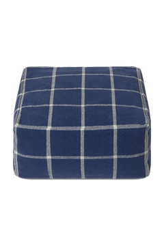 Pufe Geo Block Azul Marinho — Less is More — Lorena Canals