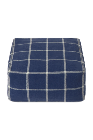 Pufe Geo Block Azul Marinho — Less is More — Lorena Canals