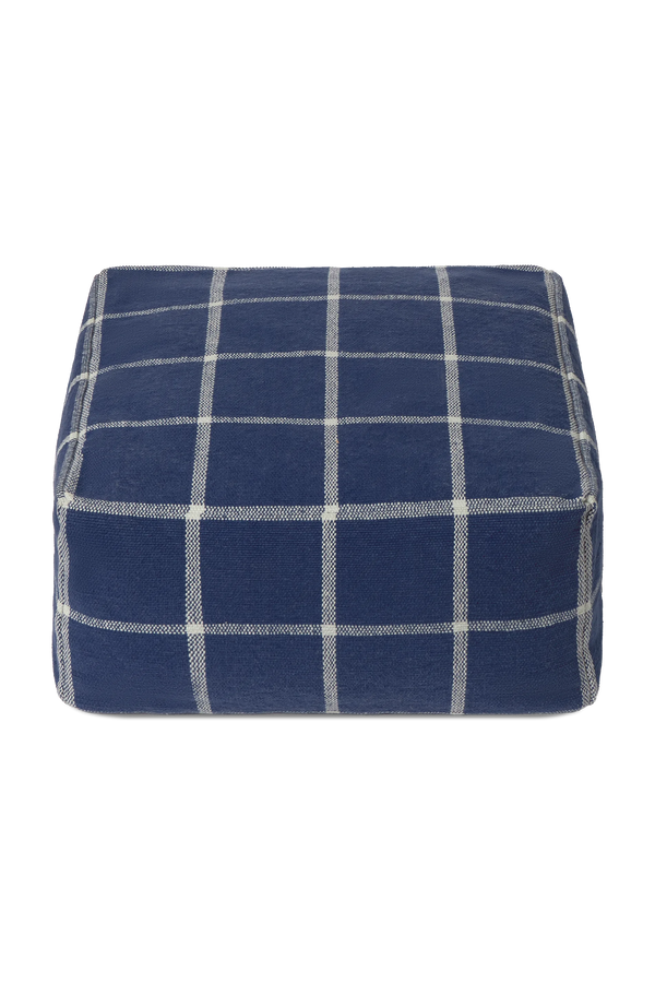 Pufe Geo Block Azul Marinho — Less is More — Lorena Canals