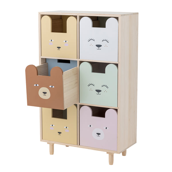 Calle Estante com Gavetas - Multicolor | Bloomingville MINI – imagem 6
