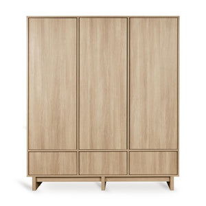 Quax Kyo roupeiro 3 portas Honey Ash