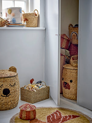 Dolma Cesto com Tampa - Natural | Bloomingville MINI – imagem 5