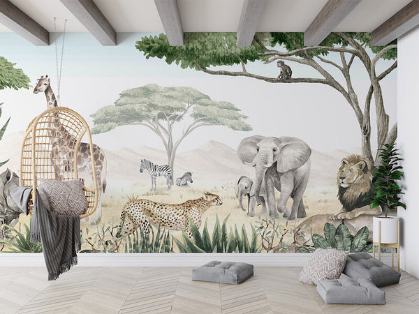 Mural Savannah Jive – Kikki Belle – imagem 2