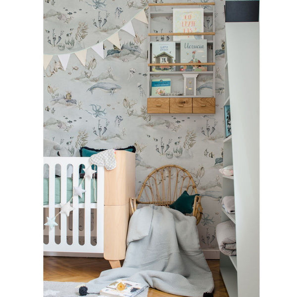 Papel de Parede Underwater World Grey – Dekornik – imagem 6