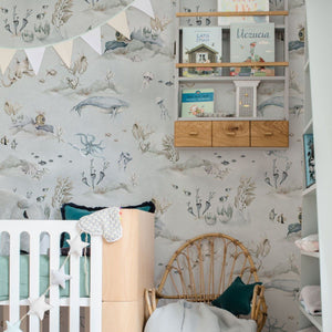 Papel de Parede Underwater World Grey – Dekornik – imagem 2