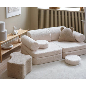 Mini Sofá Settee Cream White - Wigiwama