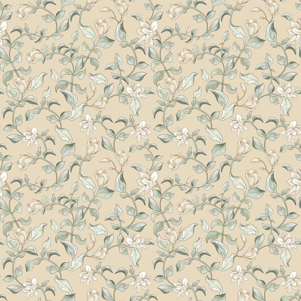 Papel de Parede Dreamy lillies bush Wallpapers – Dekornik – imagem 1