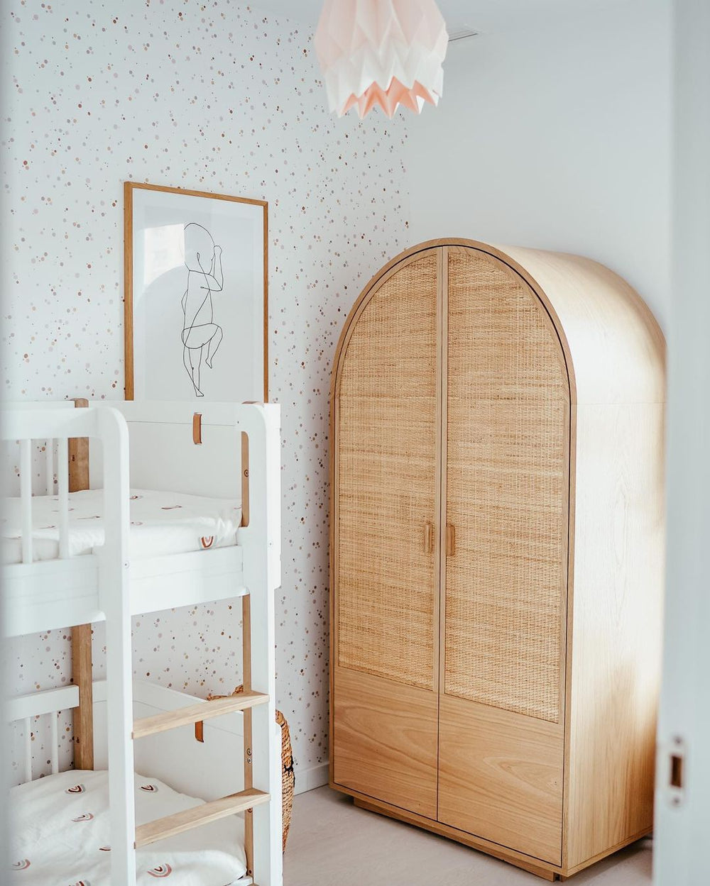 Papel de Parede Simple dots minimini cinnamon powder pink – Dekornik – imagem 1