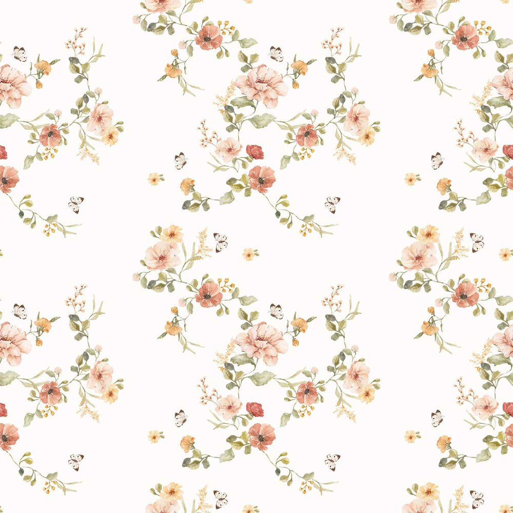 Papel de Parede Floral Vintage – Dekornik – imagem 1