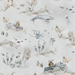 Papel de Parede Underwater World Grey – Dekornik – imagem 1