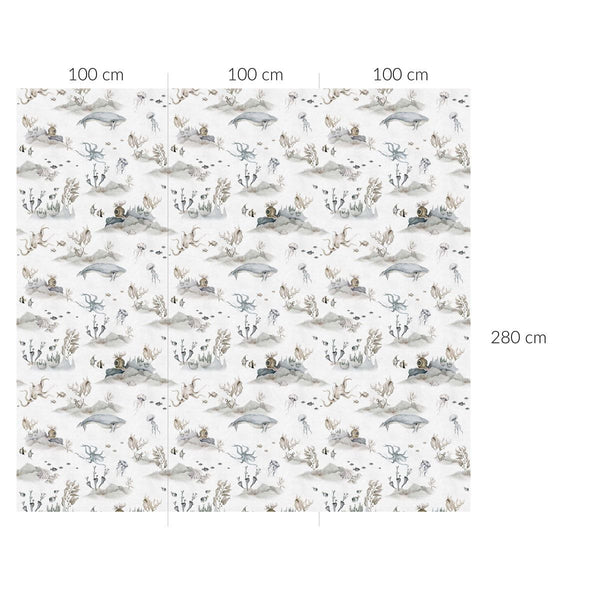 Papel de Parede Underwater World White – Dekornik – imagem 6