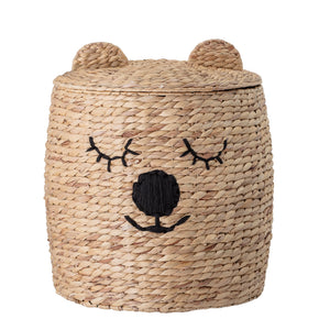 Dolma Cesto com Tampa - Natural | Bloomingville MINI – imagem 1