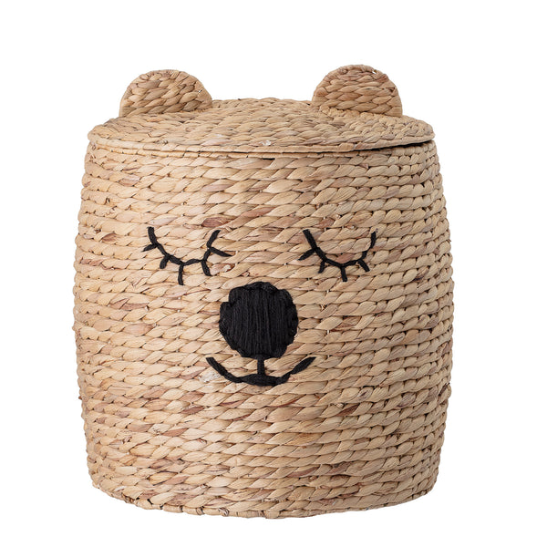 Dolma Cesto com Tampa - Natural | Bloomingville MINI – imagem 1
