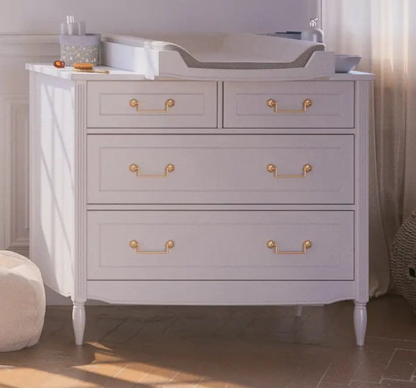 Cómoda Lafayette Neige com changing box - Théo Bébé