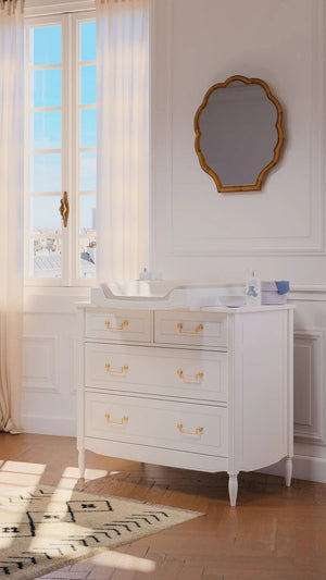 Cómoda Lafayette Neige - detalhe/ambiente 2 | Théo Bébé