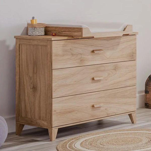 Cómoda Naïa Bois com changing box - Théo Bébé