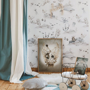 Papel de Parede Underwater World White – Dekornik – imagem 3
