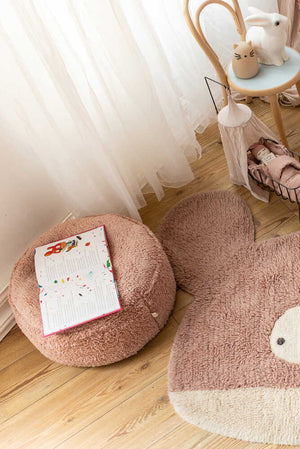 Pufe Chill Rosa Vintage — Lorena Canals