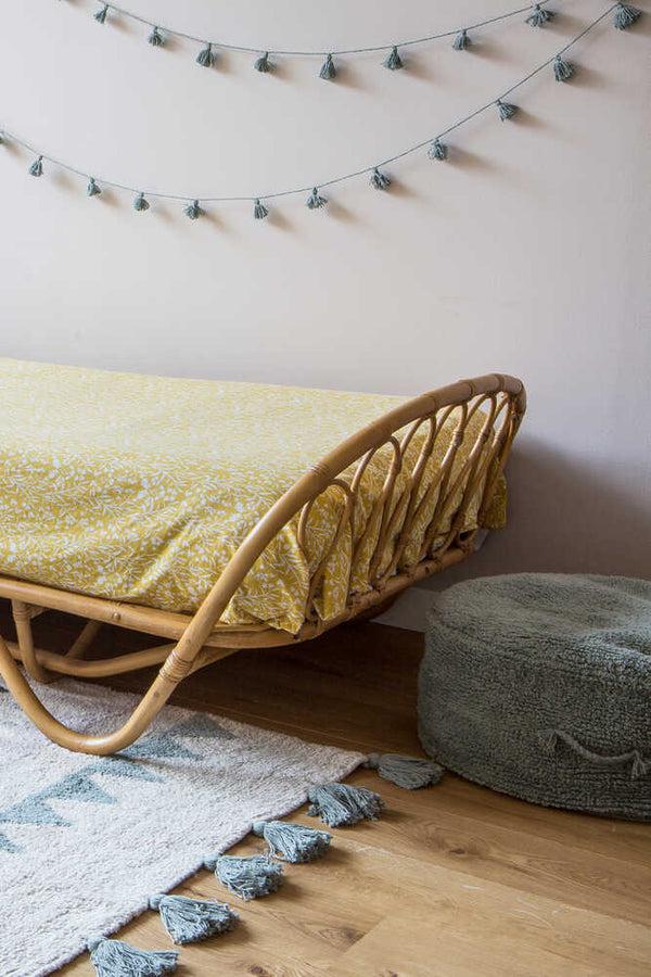Pufe Chill Azul Vintage — Lorena Canals