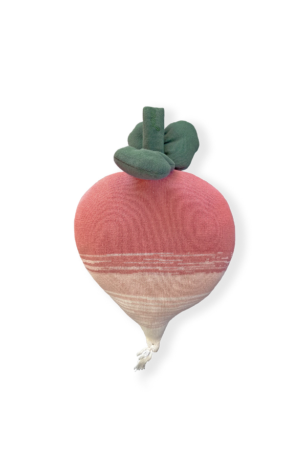 Almofada de malha Ramona the Radish — Lorena Canals