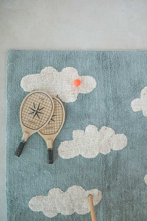 Tapete lavável Clouds Azul Vintage — Lorena Canals