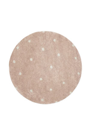 Tapete lavável Round Dot Rosa — Lorena Canals