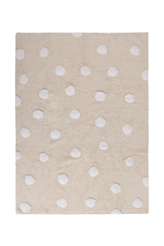 Tapete lavável Polka Dots Bege — Lorena Canals