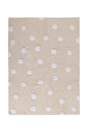 Tapete lavável Polka Dots Bege — Lorena Canals