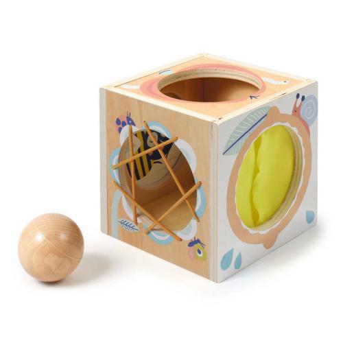 Djeco BabyBox – Cubo de Atividades Esconde a Bola