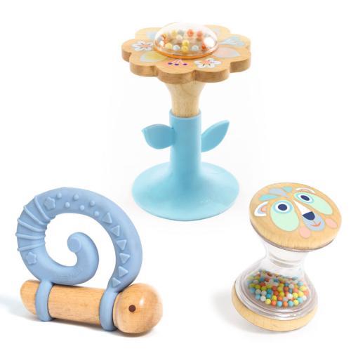 Djeco BabyGifti – Conjunto de Mordedor e Rocas
