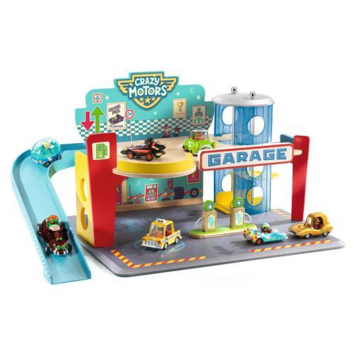 Djeco Crazy Motors — Garagem de Madeira