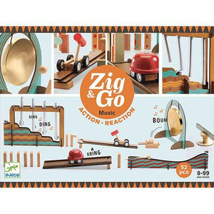 Djeco Zig & Go — Circuito Musical de 52 Peças