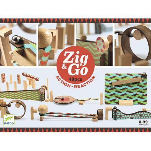 Djeco Zig & Go — Circuito de Construção de 48 Peças