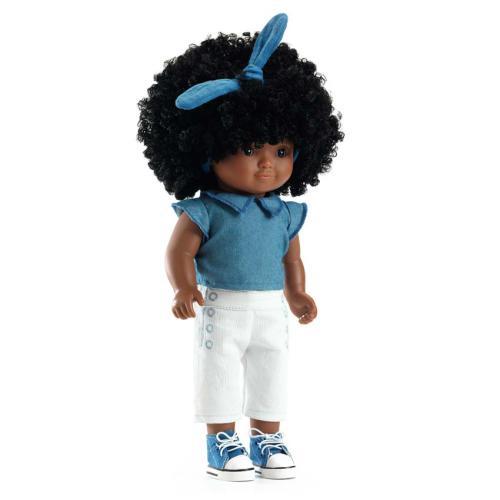 Djeco Janet — Boneca de 32 cm com Olhos Escuros