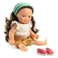 Djeco Joséphine — Boneca de 32 cm com Olhos Castanhos