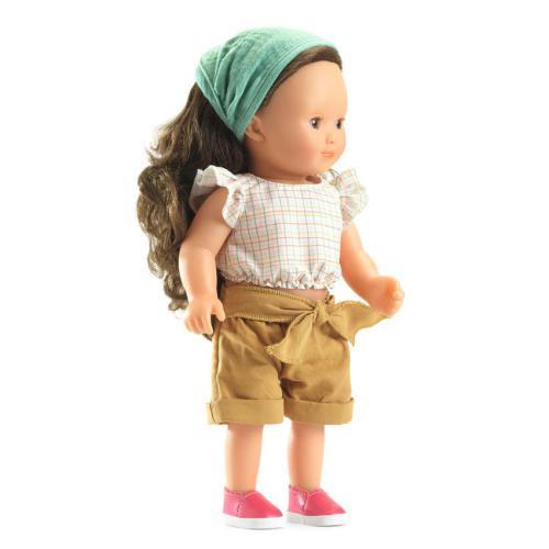 Djeco Joséphine — Boneca de 32 cm com Olhos Castanhos